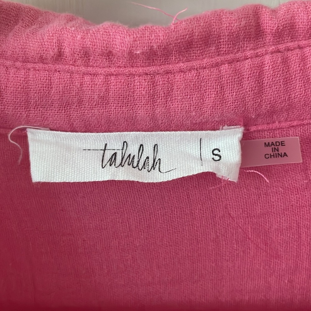 Talulah Linen Flowy Buttonup - Picture 3 of 6
